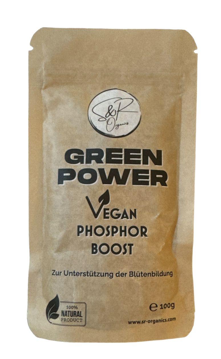 1L GREEN POWER 5in1 S&R Organics Bio Dünger Vegan & Demeter inkl. 10g Vegan Phosphor Boost - Kushcoon