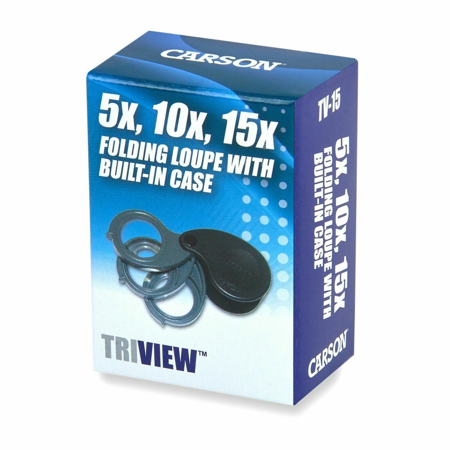 Carson TriView 5x/10x/15x Klapplupe TV-15