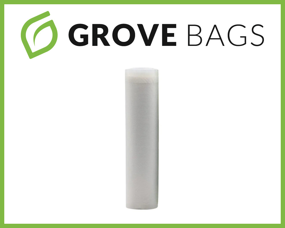 Grovebags Terploc SafeVac - atmungsaktive Vakuumierbeutel (28cmx4,8m) 1 Rolle