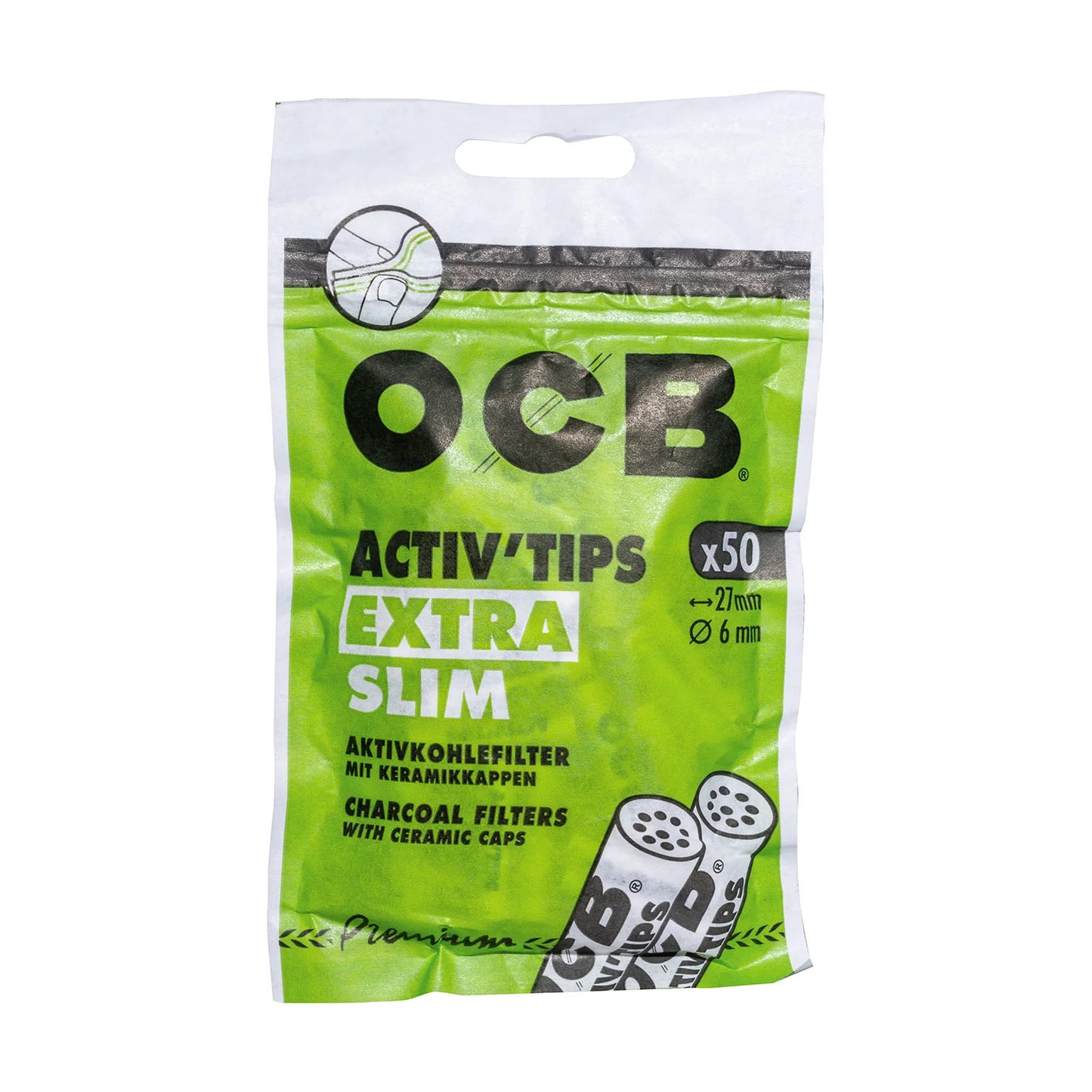 OCB activ tips 50er 6mm extra slim