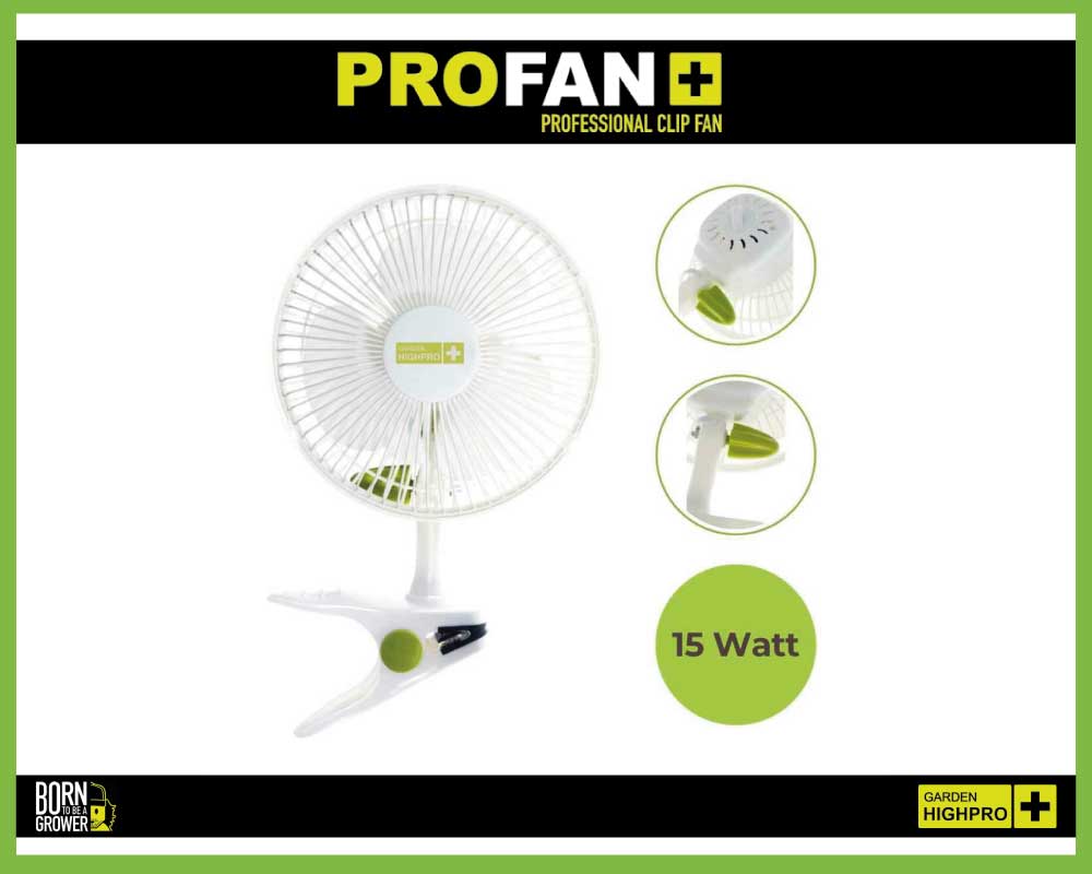 Profan ECO 15cm 15W Ventilator mit Clip von Garden HighPro