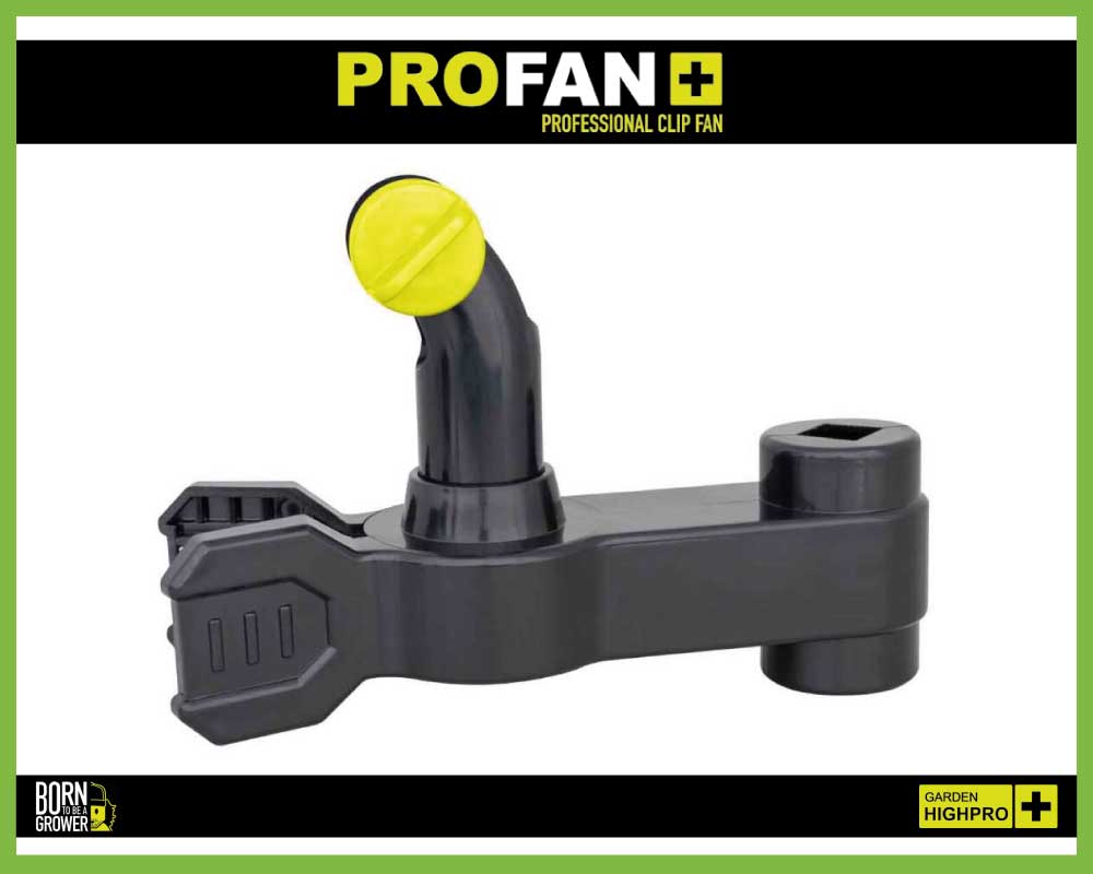 Profan 20cm 20W Schwenkventilator mit Stangenclip Oszillierend von Garden HighPro