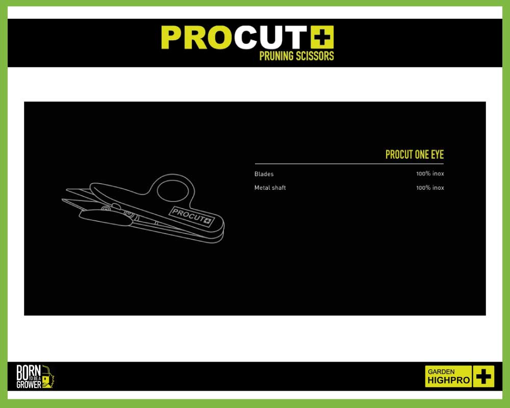Beschreibung von ProCut 1-Augen-Schere INOX von Garden Highpro.
