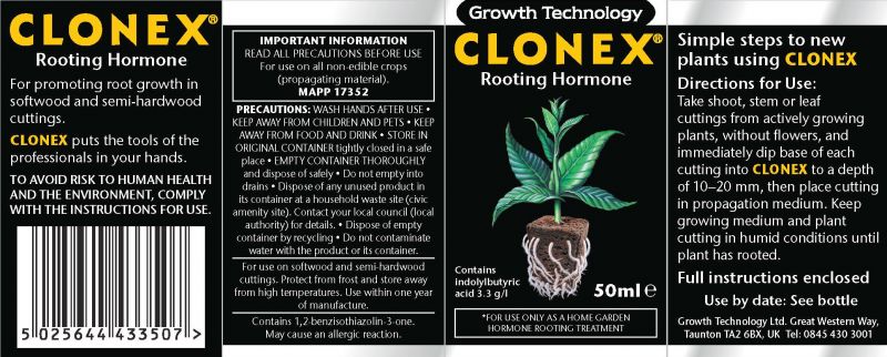 Growth Technology Clonex Rooting Gel - 50ml