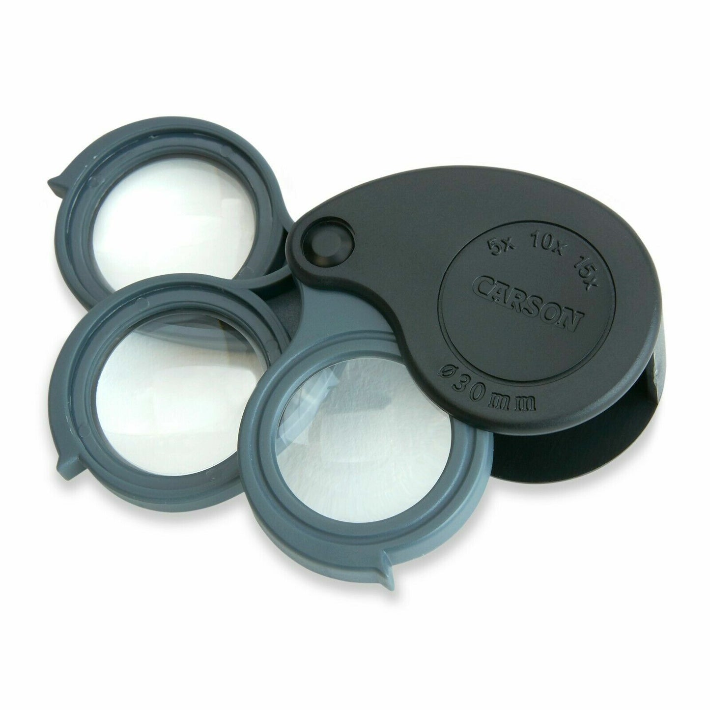 Carson TriView 5x/10x/15x Klapplupe TV-15