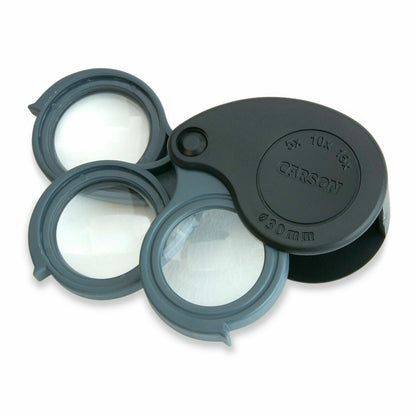 Carson TriView 5x/10x/15x Klapplupe TV-15