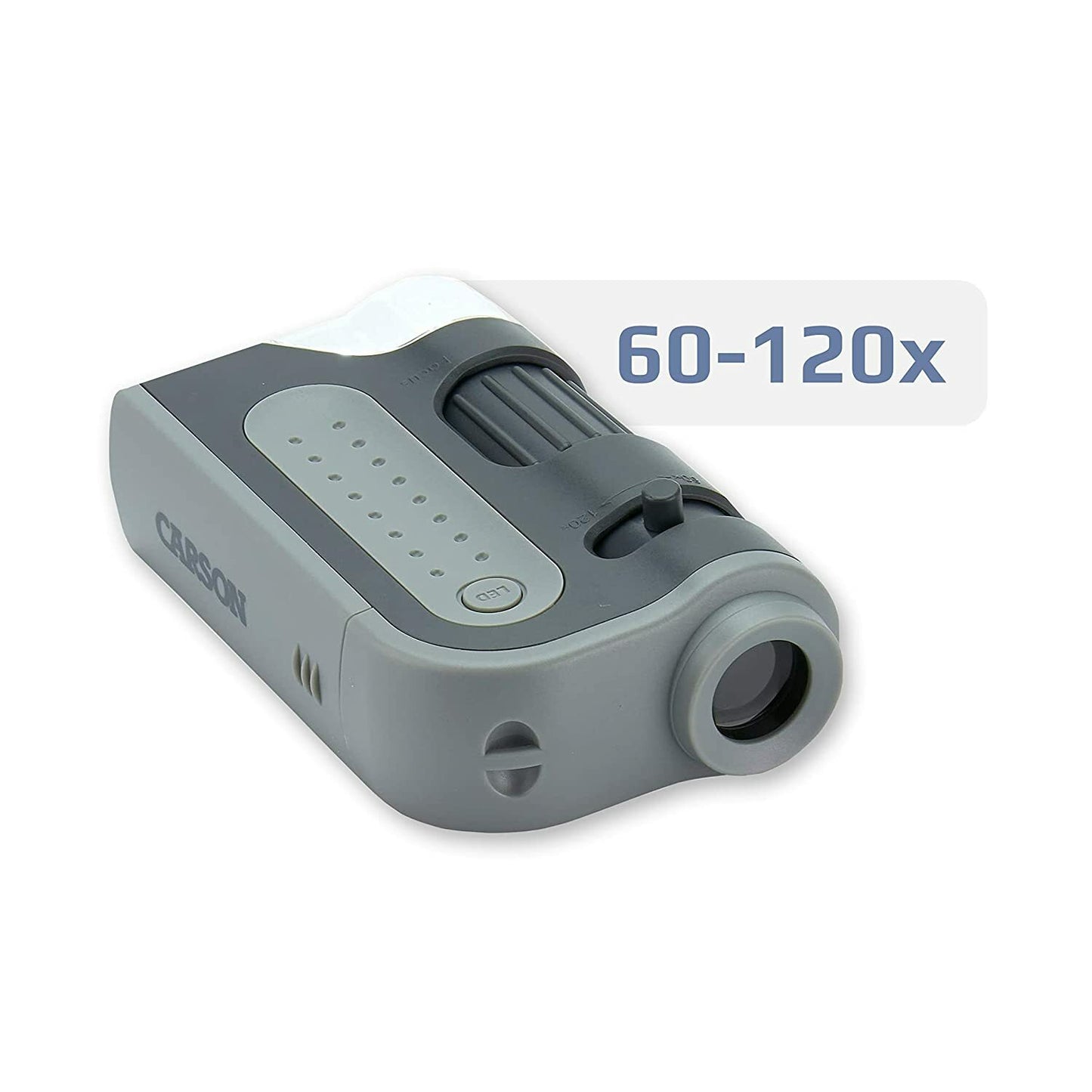 Carson MM-300 MicroBrite Plus 60x-120x LED Taschenmikroskop asphärische Linsen