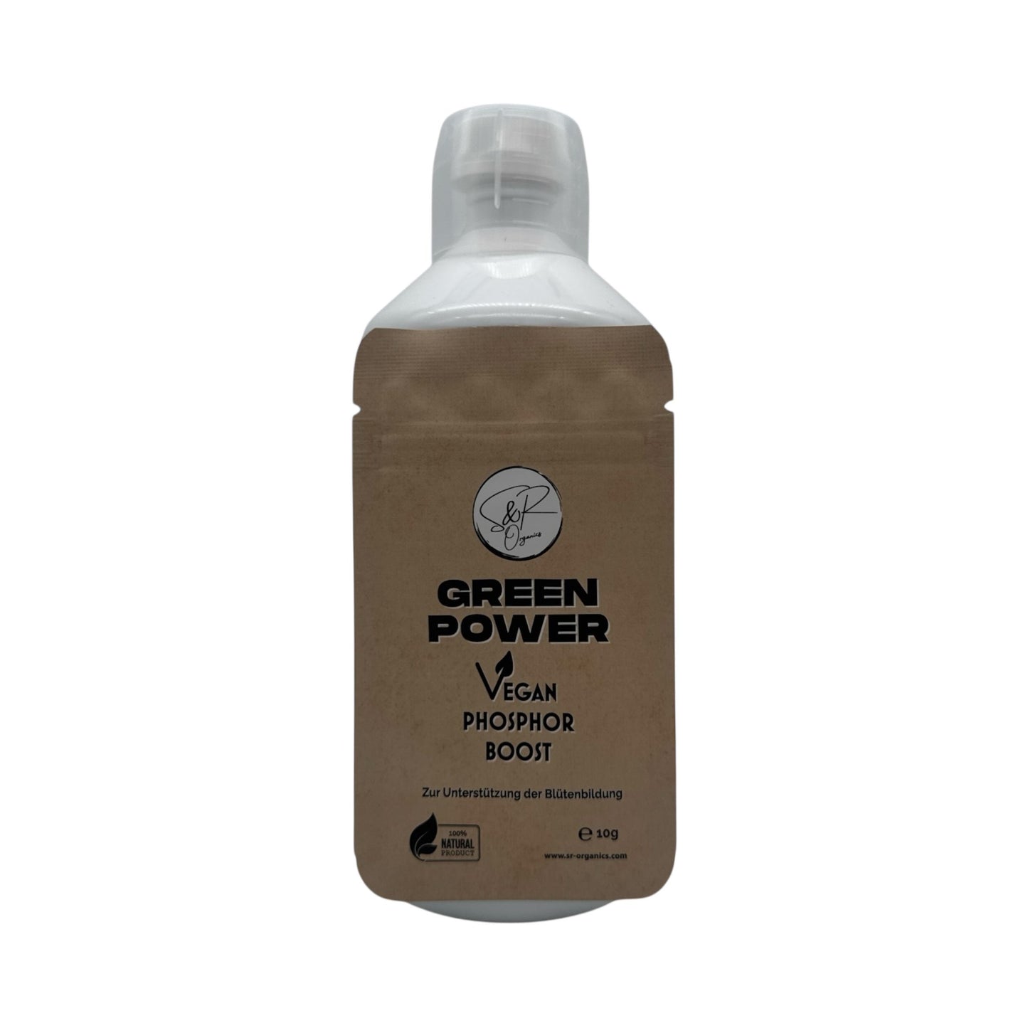 1L GREEN POWER 5in1 S&R Organics Bio Dünger Vegan & Demeter inkl. 10g Vegan Phosphor Boost
