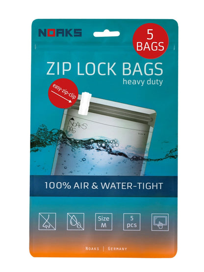 NOAKS Bags ORIGINAL – wasserdichte & geruchsdichte Beutel, 5er-Pack