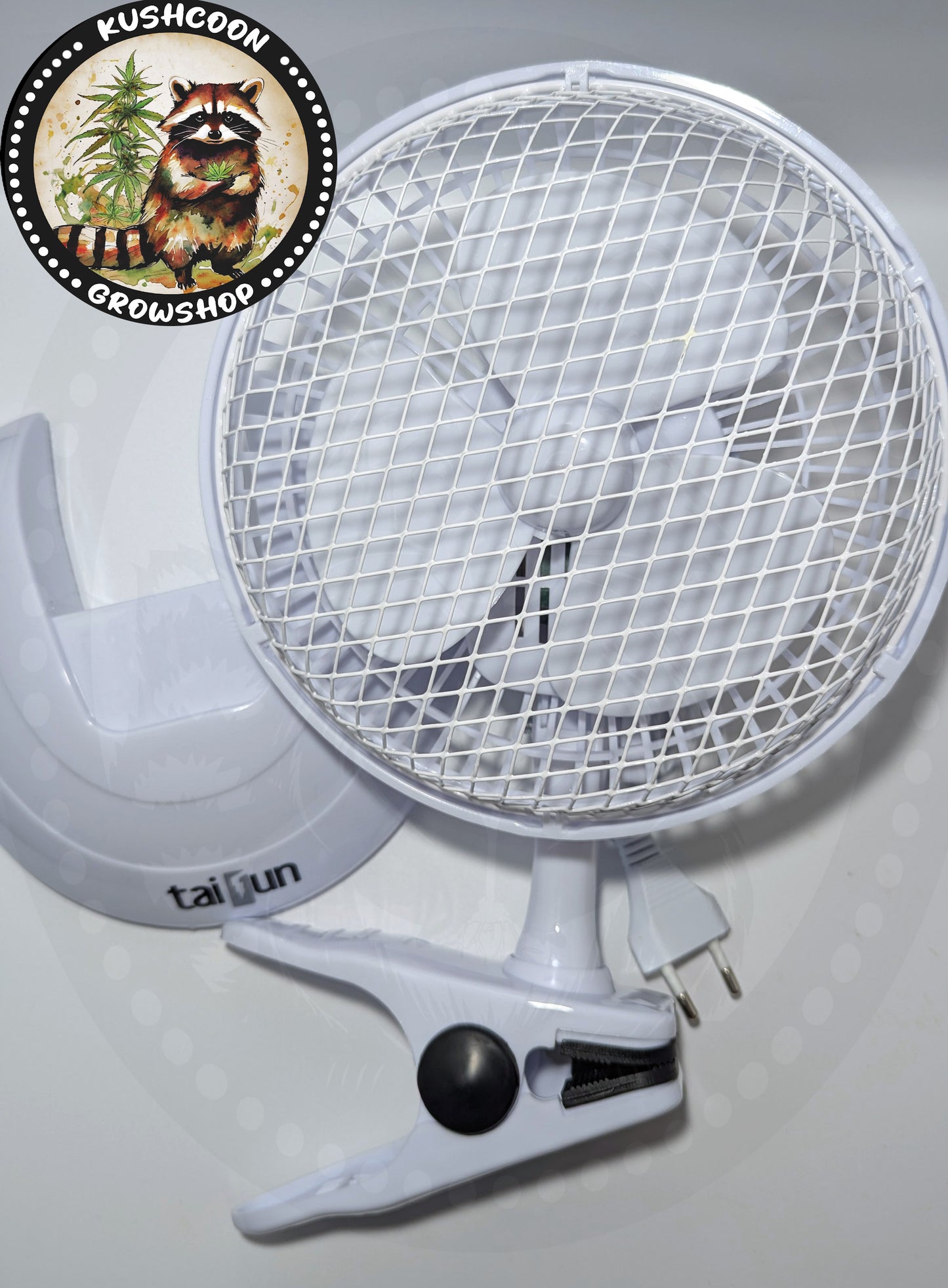 Taifun  15W Ø 15cm Grow Ventilator - 2 Möglichkeiten: Clip oder Standventilator