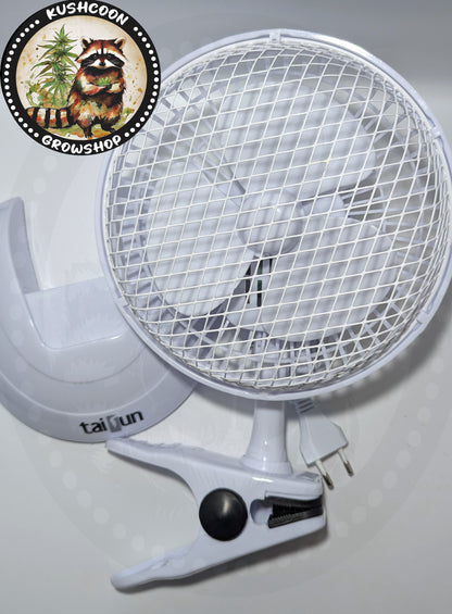Taifun  15W Ø 15cm Grow Ventilator - 2 Möglichkeiten: Clip oder Standventilator