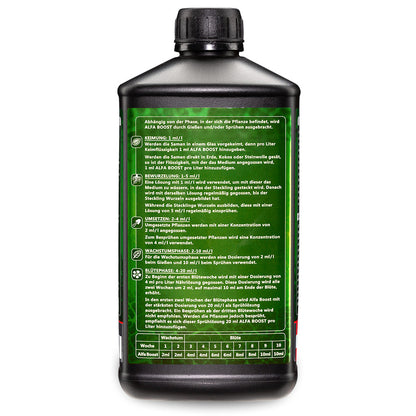 GrowSArtig Alfa Boost All-in-One Pflanzenzusatz – 250 ml, 500 ml, 1 L