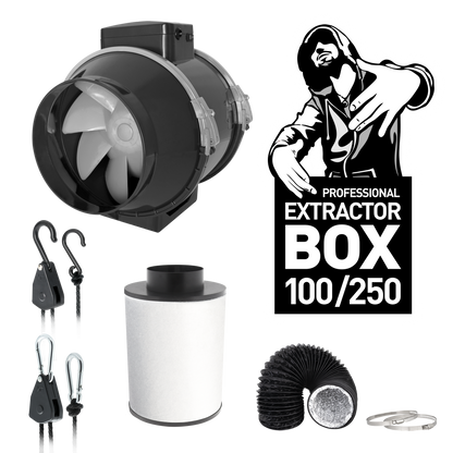 Abluft-Komplettset 100mm/250m³h TRAFIKA EXTRACTOR KIT