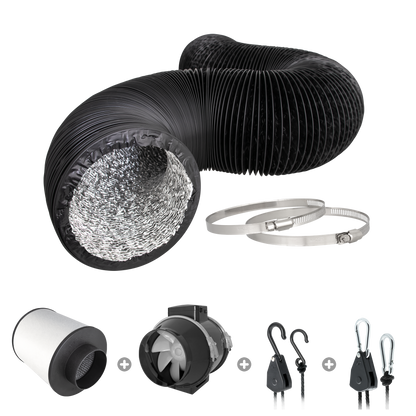 Abluft-Komplettset 100mm/250m³h TRAFIKA EXTRACTOR KIT