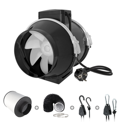 Abluft-Komplettset 100mm/250m³h TRAFIKA EXTRACTOR KIT