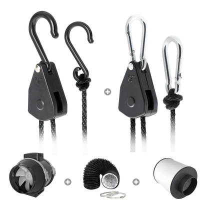 Abluft-Komplettset 100mm/250m³h TRAFIKA EXTRACTOR KIT