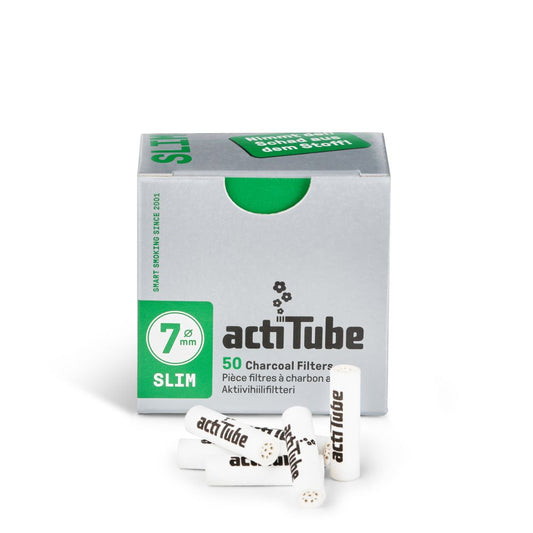 ActiTube SLIM Filter Aktivkohle 7mm | 50 Stück