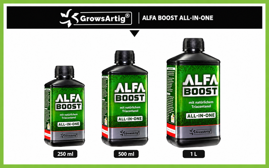 GrowSArtig Alfa Boost All-in-One Pflanzenzusatz – 250 ml, 500 ml, 1 L