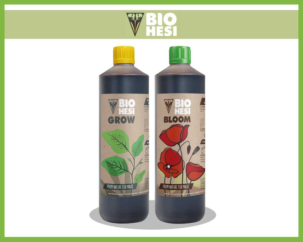 Hesi Bio Grow und Bloom Set mit jeweils 500 ml