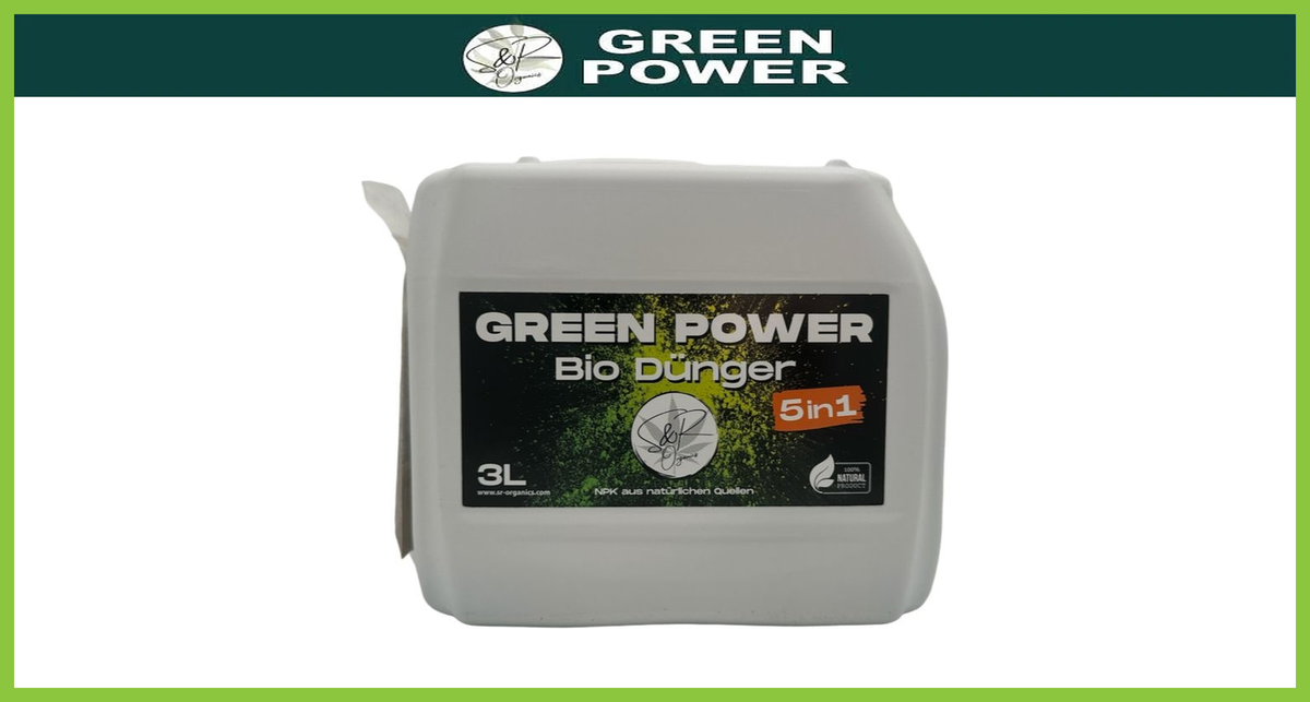 S&R Organics Green Power 5in1 – veganer Bio-Dünger inkl. Phosphor Boost