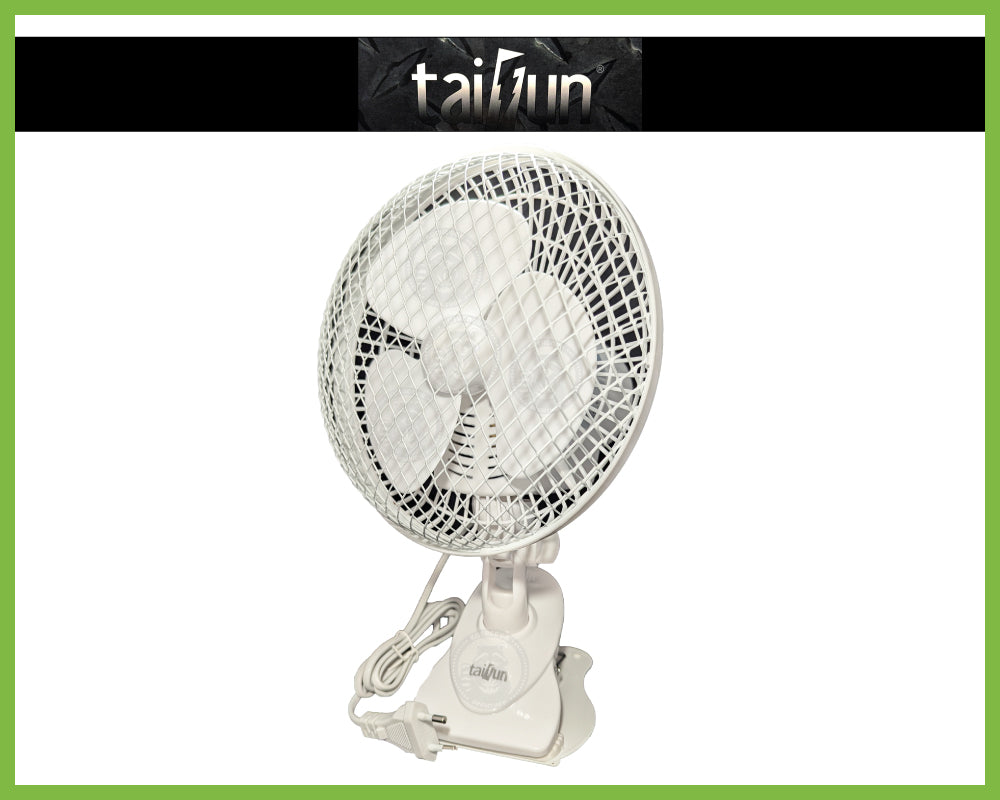 Taifun 18cm 20W Clip Ventilator Oszillierend (mit Schwenkfunktion)