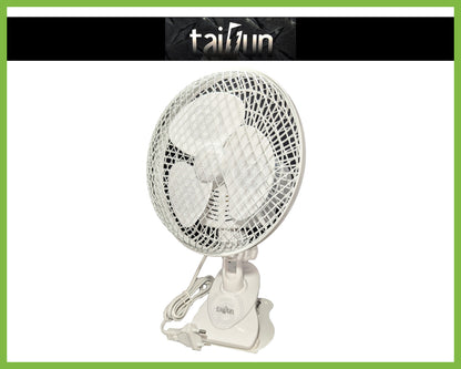 Taifun 18cm 20W Clip Ventilator Oszillierend (mit Schwenkfunktion)
