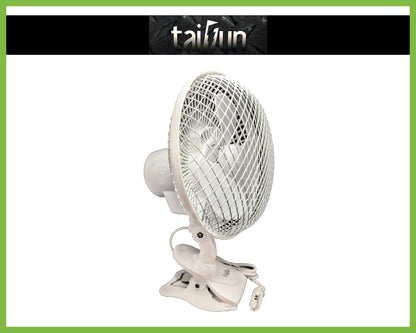 Taifun 18cm 20W Clip Ventilator Oszillierend (mit Schwenkfunktion)