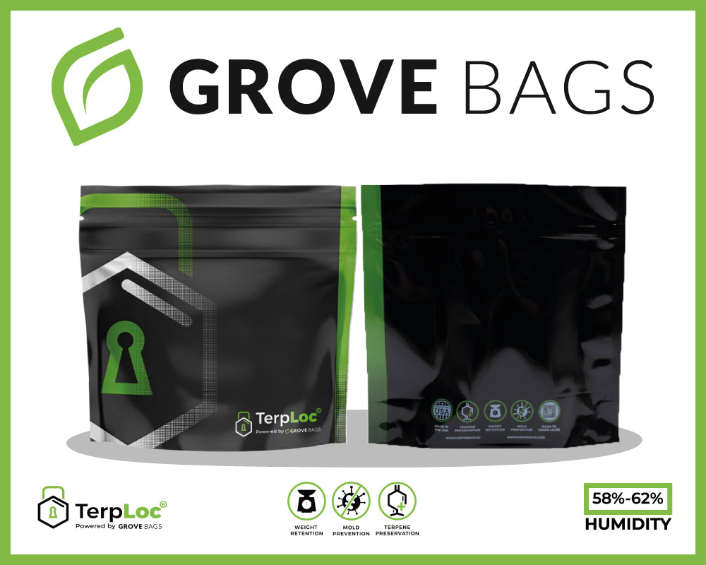 Grove Bags TerpLoc Beutel (20,5x22,5cm, 50g) OHNE Fenster