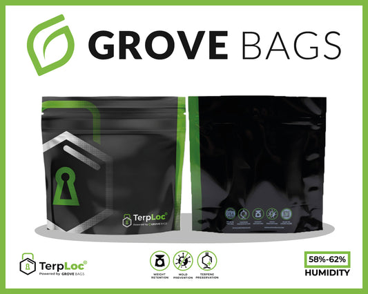 Grove Bags TerpLoc Beutel (20,5x22,5cm, 50g) OHNE Fenster