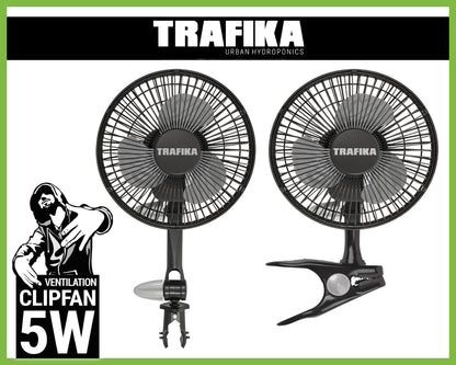 Growventilator Trafika | 5 Watt | Ø 15 cm mit Stangenclip
