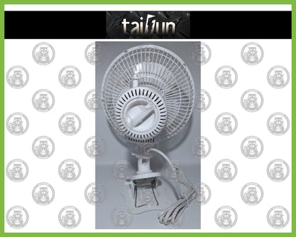 Taifun 18cm 20W Clip Ventilator Oszillierend (mit Schwenkfunktion)