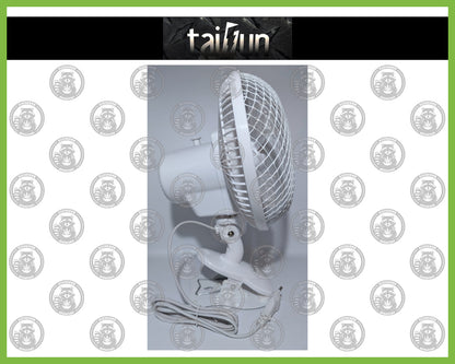Taifun 18cm 20W Clip Ventilator Oszillierend (mit Schwenkfunktion)