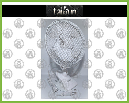 Taifun 18cm 20W Clip Ventilator Oszillierend (mit Schwenkfunktion)