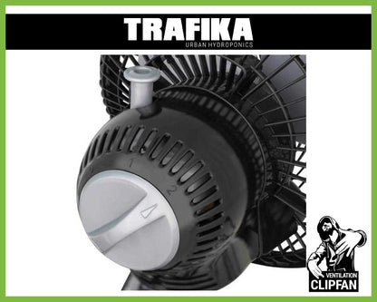 Schwenkventilator mit 20 Watt von TRAFIKA Detailansicht.