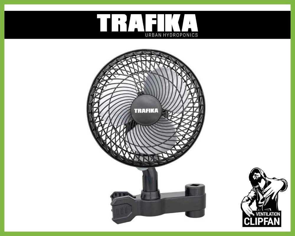 Schwenkventilator mit 20 Watt von TRAFIKA Vorderansicht.