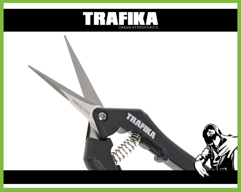 Trafika Ernteschere, gerade Klinge Gartenschere Pflanzenschere Trimmschere