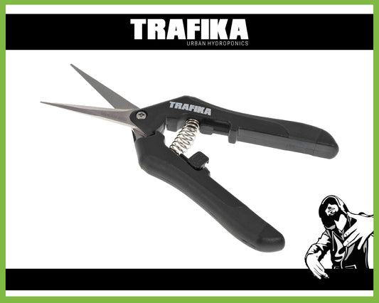 Trafika Ernteschere, gebogene Klinge Gartenschere Pflanzenschere Trimmschere