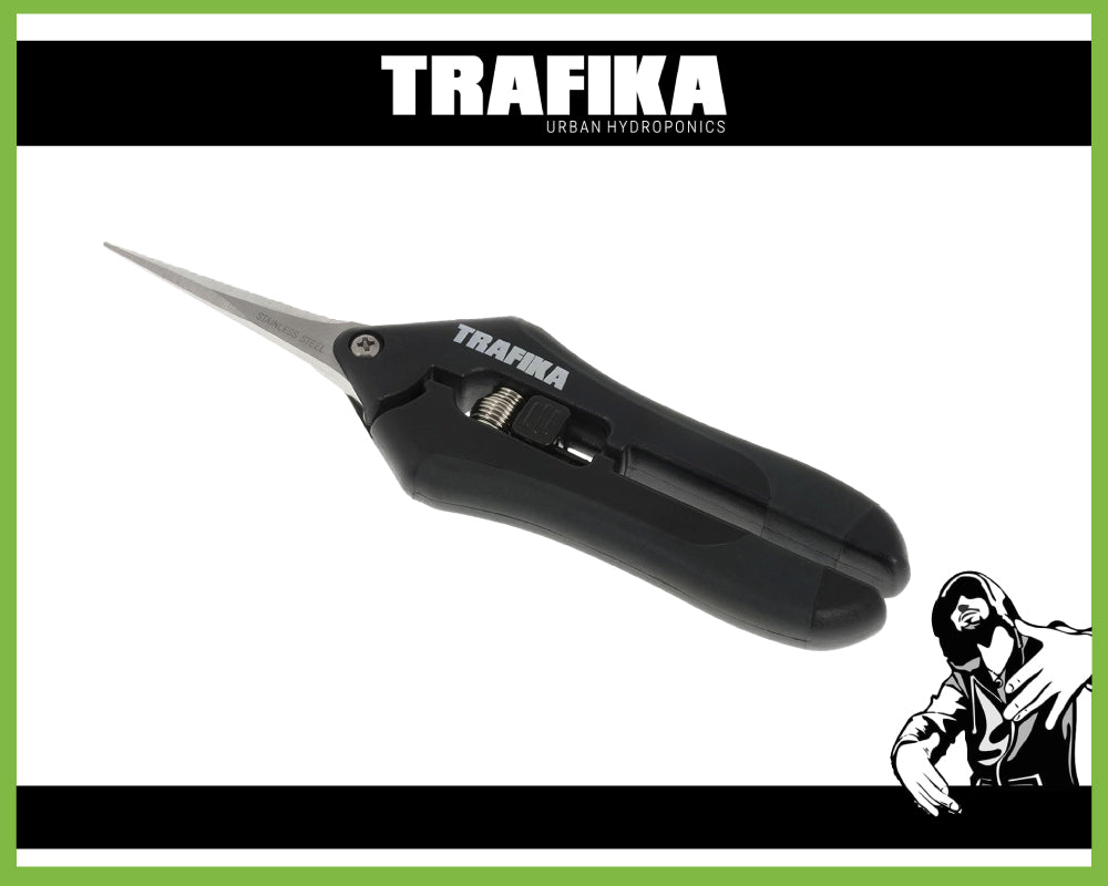 Trafika Ernteschere, gerade Klinge Gartenschere Pflanzenschere Trimmschere