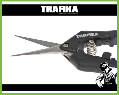 Trafika Ernteschere, gerade Klinge Gartenschere Pflanzenschere Trimmschere